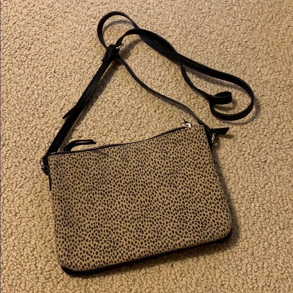 Animal print crossbody
